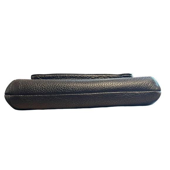 Coach Swingpack Crossbody Bag – Classic Black Pebbled Leather - Picture 8 of 10